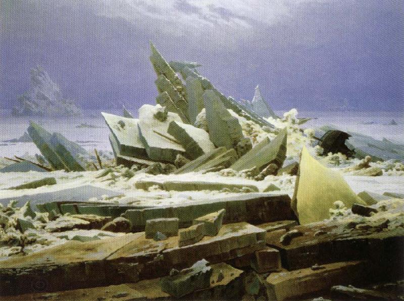 Caspar David Friedrich Shipwreck or Sea of Ice China oil painting art